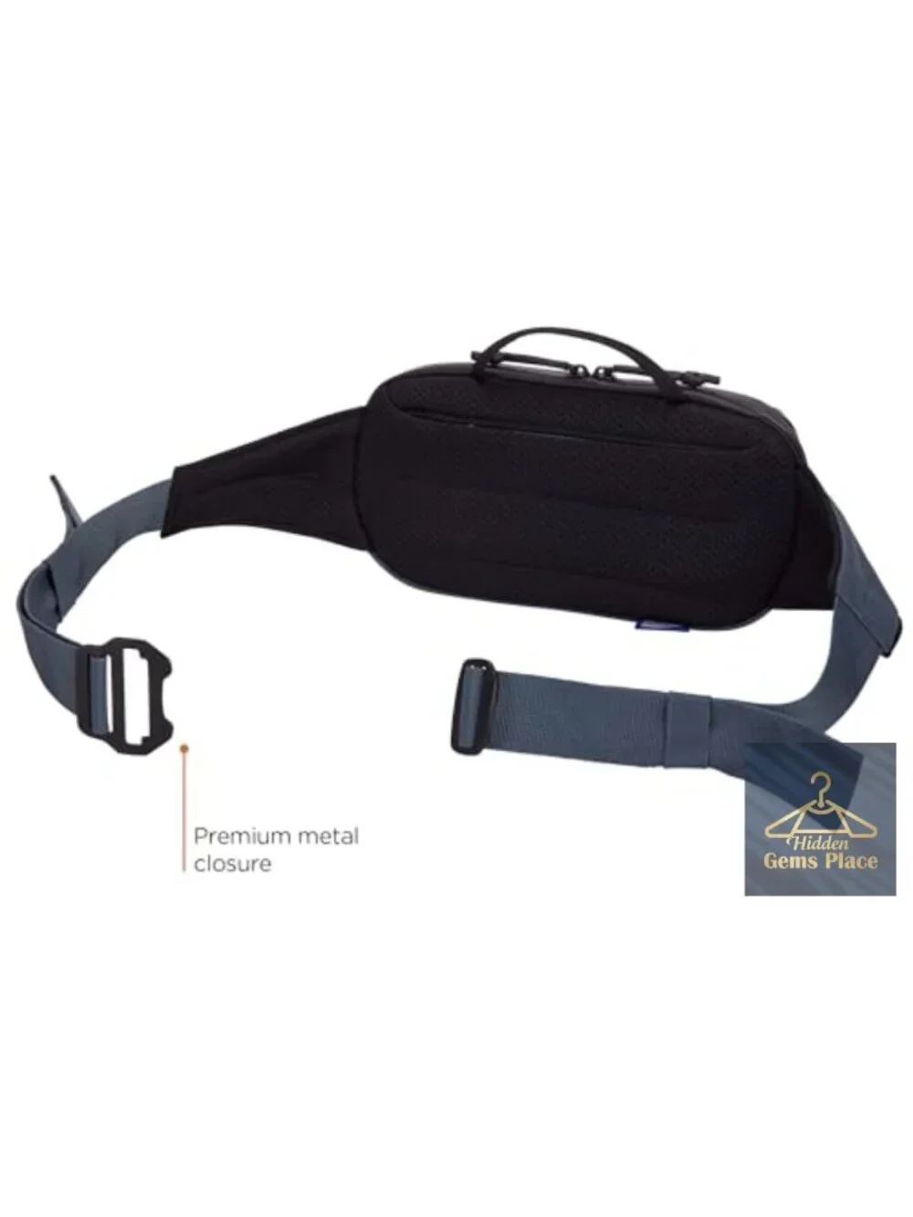 Sling Bag Crossbody Waxed Recycled Polyester Hip Pack